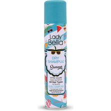 Lady Bella Kuru Şampuan Summer 200 ml Hacim Verici Özellikli Yaz Ferahlığı ile Normal Saçlar İçin