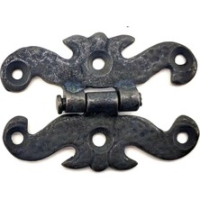 İlk El Grup Antika Tarz Dekoratif Pirinç Kelebek Menteşe - Oksit