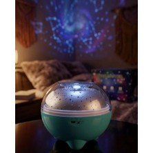 İlk El Grup Ieg™ Uzaktan Kumandalı Döner Yıldız Projeksiyon Lambası Bluetooth Hoparlör ve Renk Değişti