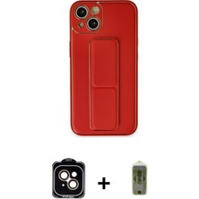 İlk El Grup Ieg™ iPhone 14 Akış Doku - Siyah Joko Magic 5d Hayalet Cam + Turuncu Pvd Metal Kamera Lens