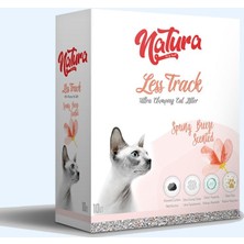 All Natural Natura Bahar Kokulu Topaklaşan Kedi Kumu 10 Lt Patilere Yapışmayan İnce Taneli