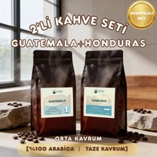 Kahve Seti 2'li Honduras - Guatemala Çekirdek-Filtre Kahve 500g %100 Arabica (Öğütme Seçenekli)