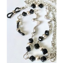 Thinblack Siyah Çek Boncuklu Gözlük Zinciri – Thınblack®