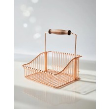 Decorland Metal Sepet Rose Gold