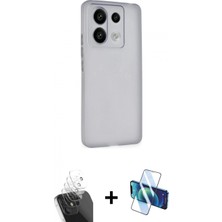 İlk El Grup Ieg™ Redmi Note 13 Pro 4g Kılıf Atlas Minimal Prime - Siyah 3D Antistatik Cam Ekran Koruyucu + Şeffaf Kamera Lens Koruma Cam