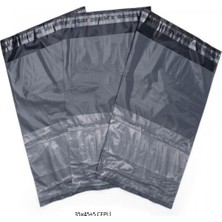 Gri Renk 35*45+5 Cepli 300 Adet Dayanıklı ve Su Geçirmez Kargo Poşeti Cac Plastik