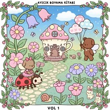 M&H Coloring Ayıcık Vol 1 - 21X21 cm Boyama Kitabı Çocuk ve Yetişkinler Için