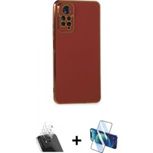 İlk El Grup Ieg™ Redmi Note 11 Pro Kılıf Yankı Serisi - Siyah 3D Antistatik Cam Ekran Koruyucu + Şeffaf Kamera Lens Koruma Cam