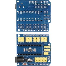 Weko Arduino Uno Sensor Shield V4.0 (Mavi) Genişletme Kartı
