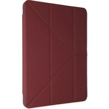 Antalya Mermerit ve Granit Newface Xiaomi Redmi Pad Se Kılıf Kalemlikli Mars Tablet Kılıfı - Mürdüm