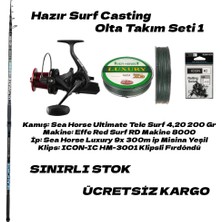 Av Dünyam Hazır Surf Casting Olta Takım Seti 1