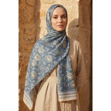 Mimelif Floral Pamuk Vual Desenli Şal