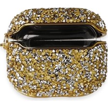 Antalya Mermerit ve Granit Newface Airpods Pro 2 (2.nesil) Mira Taşlı Kılıf - Gold