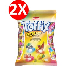 Elvan Toffix Sour Mix Şeker 300 gr 2 Li Paket