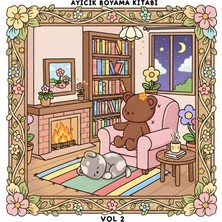 M&H Coloring Ayıcık Vol 2 - 21X21 cm Boyama Kitabı Çocuk ve Yetişkinler Için