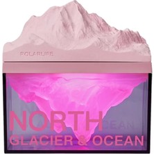 Antalya Mermerit ve Granit Newface Z4 Kuzey Okyanus Temalı Gece Lambası Özellikli Bt Kablosuz Hoparlör - Pembe