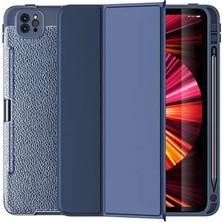 Antalya Mermerit ve Granit Newface iPad Pro 11 (2020) Kılıf Tablet Focus Silikon - Lacivert