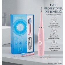 Eser Ticarett Elektrikli Diş Taşı Temizleme Cihazı Şarjlı | Ultrasonik Diş Temizleyici Scaler | Ev Tipi Diş Beyazlatma ve Plak Temizleme Seti