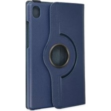 Antalya Mermerit ve Granit Newface Samsung Galaxy X510 Tab S9 Fe 11 Kılıf 360 Tablet Deri Kılıf - Lacivert