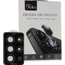 Antalya Mermerit ve Granit Joko Samsung Galaxy S23 Ultra Pvd Metal Kamera Lens - Siyah