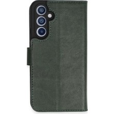 Antalya Mermerit ve Granit Newface Samsung Galaxy A54 5g Kılıf Trend S Plus Kapaklı Kılıf - Yeşil