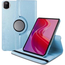 Antalya Mermerit ve Granit Newface Huawei Honor Pad X7 360 Tablet Deri Kılıf - Mavi