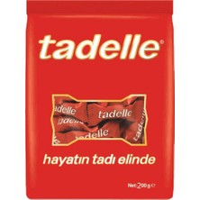 Tadelle Sütlü Çikolata Poşet 200 gr Fındık Dolgulu Lezzetli Atıştırmalık