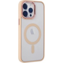 Antalya Mermerit ve Granit Newface iPhone 14 Pro Kılıf Room Magneticsafe Silikon - Pudra