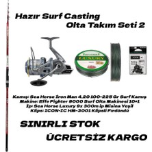 Av Dünyam Hazır Surf Casting Olta Takım Seti 2
