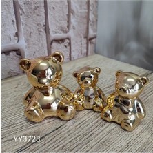 Yoyomold YY3723 Ayıcık Mum Biblo 3lü Set Silikon Kalıp