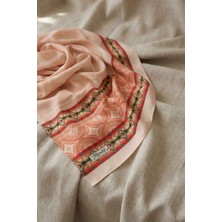 Mimelif Desenli Şal – Mint / Pudra / Pembe Renk Seçenekli – Hafif, Kaymaz, Günlük ve Şık Şal