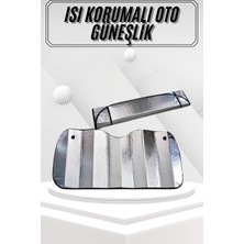 Karahanbey Güneşlik Koruyucu Perde Metalize Oto Araç Araba Güneşliği Ön Cam Güneşliği
