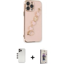 İlk El Grup Ieg™ iPhone 13 Pro Max Nova Işık Prime - Siyah Bilvis 3D Cam Ekran Koruyucu + Gökkuşağı Shine Kamera Lens