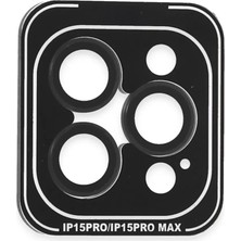 Antalya Mermerit ve Granit Joko iPhone 15 Pro Max Pvd Metal Kamera Lens - Siyah