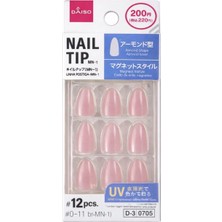 Daiso Daıso Almond Shape Uv Soft Pembe Takma Tırnak Seti