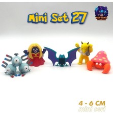 Neptune3D Pokemon Mini Figür Seti 27 (Magneton, Jynx, Golbat, Hypno, Parasect)