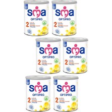 Sma Optipro 2 Devam Sütü 400 gr x 6 6-12 Ay Bebekler İçin Sütlü Probiyotik Besin