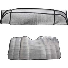 Pileli Store Oto Güneşlik Isı Önleyici Tüm Araçlara Uyumlu Uv Işınlarına Karşı