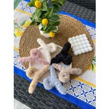 6'lı Set Yumuşak Tüylü Peluş Mandal Toka