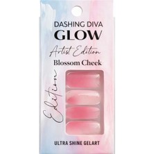 Dashing Diva Glow Blossom Cheek Soft Pembe Ombre Jel Tırnak Stripleri