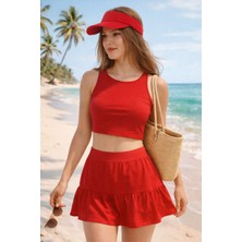 Elif İç Giyim Ritagarcia Uv Koruyuculu Unisex Siperlikli Tenisci Şapka