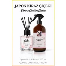 Rosie Japon Kiraz Çiçeği 250 ml Sprey + 100 ml Çubuklu Oda Kokusu Serisi