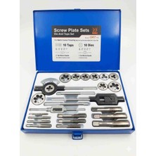 Beyaz Whıtworth Kılavuz Pafta Takımı #ok7 1/2 - 1/4 - 1"  23 Parça