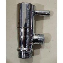 Abnturk Beyazsu Pirinç Üzeri Krom Kaplama Beyazsu Çubuklu Taharet Musluğu 9 cm