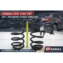 EP Garaj Otomotiv Honda Civic Vtec Fb7 2012-2016 Model Uyumlu Arka Yay Takımı