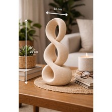 Layer One Modern Sonsuzluk Formu Dekoratif Biblo - 25 cm