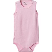 Royaleks Pembe Askılı Body Zıbın 7-12 Yaş Çocuklar Için (1 Adet) Alttan Çıtçıtlı Özel Gereksinimli-D
