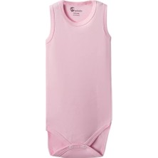 Royaleks Pembe Askılı Body Zıbın 2-7 Yaş Çocuklar Için (1 Adet) Alttan Çıtçıtlı Özel Gereksinimli