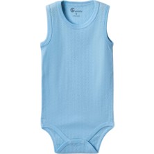 Royaleks Mavi Askılı Body Zıbın 2-7 Yaş Çocuklar Için (1 Adet) Alttan Çıtçıtlı Özel Gereksinimli-D