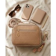 Mg Concept Kadın Omuz Çantası – Deri Görünümlü Çok Gözlü Fermuarlı Çapraz Askılı Günlük Şık Çanta Siyah Parlak Vizon Süt Kahve Koyu Kahve